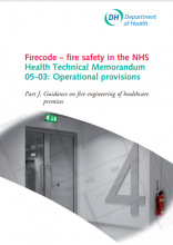 Health Technical Memorandum 05-03: Operational provisions Part J: Guidance on fire engineering of healthcare premises (Firecode – fire safety in the NHS) [2008 edition]